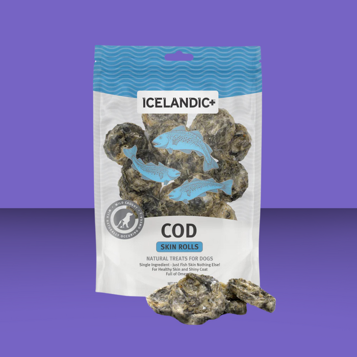Icelandic Cod Skin Rolls 3oz