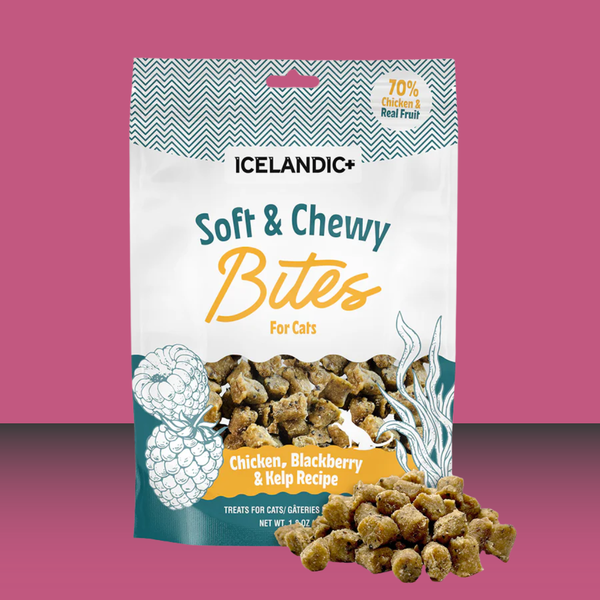 Icelandic Soft & Chewy Bites for Cats Chicken
