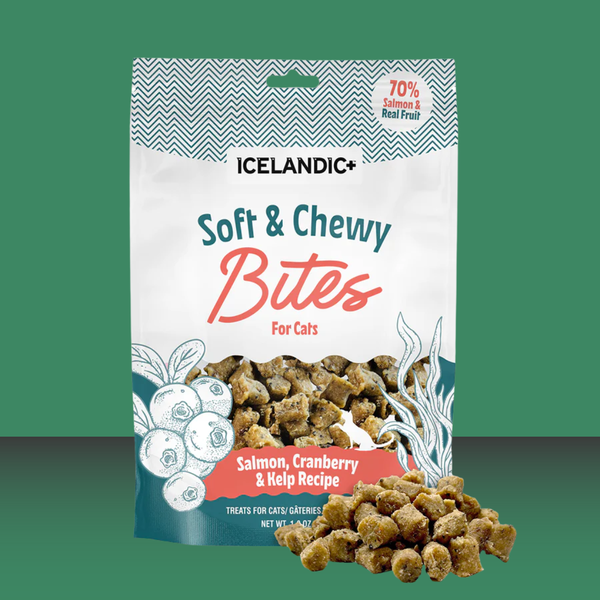 Icelandic Soft & Chewy Bites for Cats Salmon