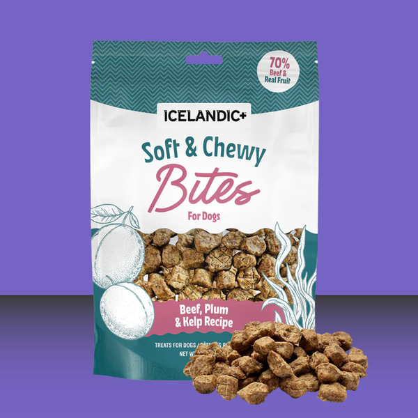 Icelandic Soft & Chewy Bites for Dogs Beef