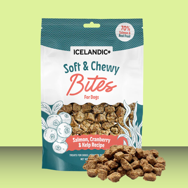 Icelandic Soft & Chewy Bites for Dogs Salmon