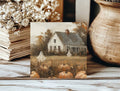 Insert Halloween Pumpkin Farmhouse for Square Frame