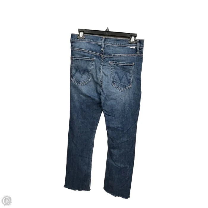 Jeans Boot Cut By Mother In Blue Denim, Size: 8