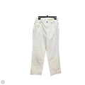Jeans Boot Cut By Talbots In White Denim, Size: 8