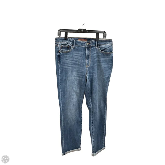 Jeans Boyfriend By Judy Blue In Blue Denim, Size: 8