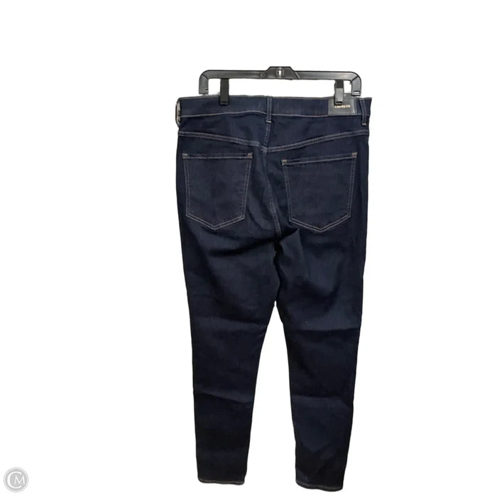 Jeans Skinny By Express In Blue Denim, Size: 14