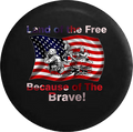 Jeep Liberty Tire Cover With Free Land Because of Brave