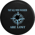 Jeep Wrangler JL Backup Camera Day Not All Who Wander Peace Love Tiedye RV Camper Spare Tire Cover-35 inch
