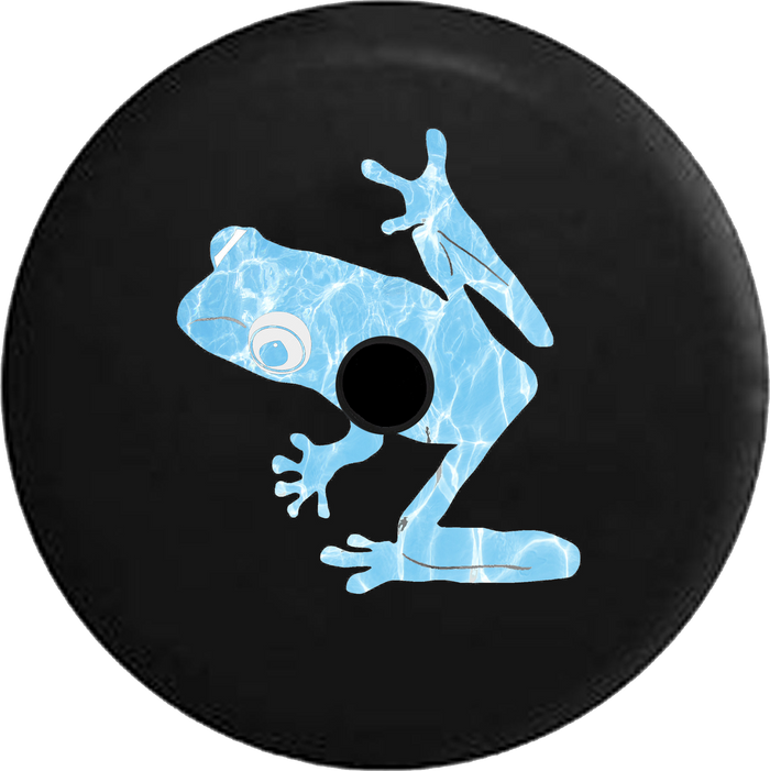 Jeep Wrangler JL Backup Camera Day Tree Frog Tiedye Peace Love RV Camper Spare Tire Cover-35 inch