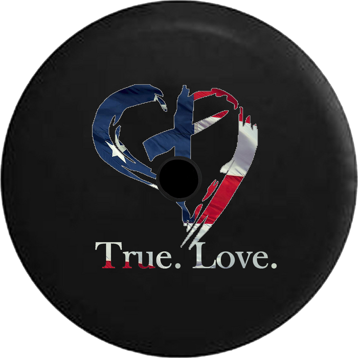 Jeep Wrangler JL Backup Camera Day True Love Christian Wood Cross in Heart God RV Camper Spare Tire Cover-35 inch