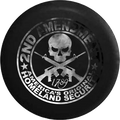 Jeep Wrangler Spare Tire Cover With 2nd Amendment Homeland Security Print (Wrangler JK, TJ, YJ)