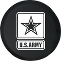 Jeep Wrangler Spare Tire Cover With Army Star (Wrangler JK, TJ, YJ) - TireCoverPro