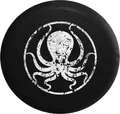 Jeep Wrangler Spare Tire Cover With Distressed Octopus Print (Wrangler JK, TJ, YJ)