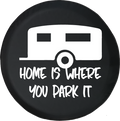 Jeep Wrangler Spare Tire Cover With Trailer Print (Wrangler JK, TJ, YJ)