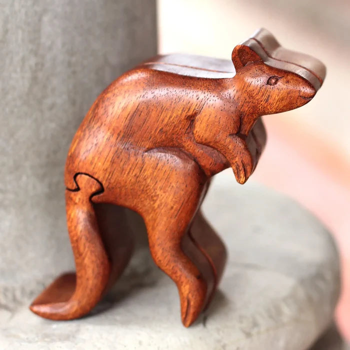 Kangaroo Puzzle Box