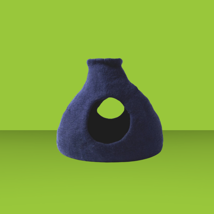 Karma Cat Wool Cave Navy