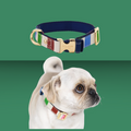 Kate Spade Dog Collar Adventure Stripe L