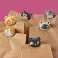 Kikkerland Cat Bag Clips 6 Pack