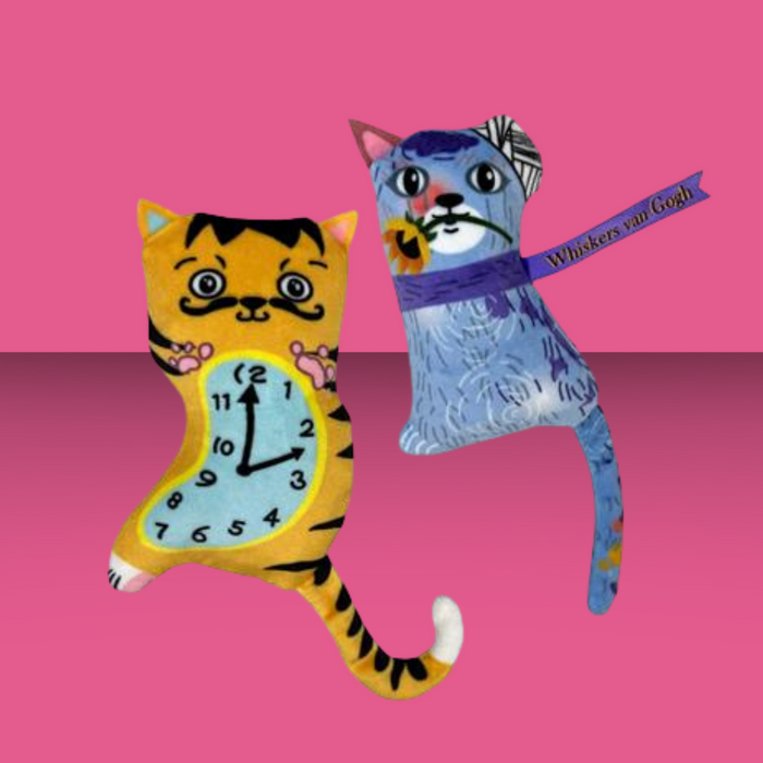 Kong Artz Dali/van Gogh Cat Toy 2pk