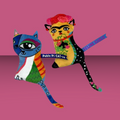 Kong Artz Kahlo/Picasso Cat Toy 2pk