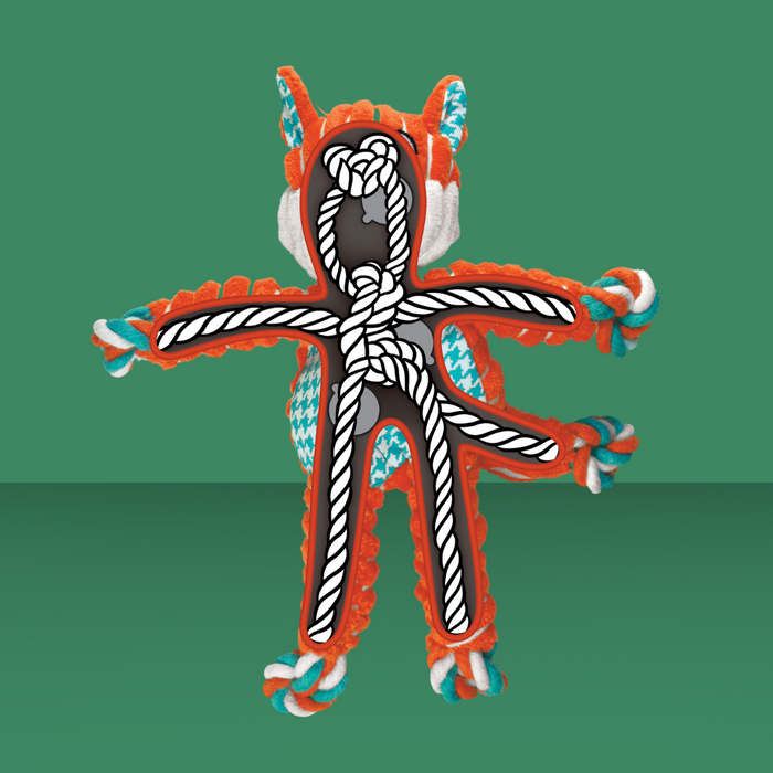 Kong Floppy Knots Fox M/L