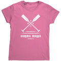 LADIES Eagle Lake MN Paddles Tee, WHT Art