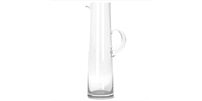 Large Glass Pitcher - deep blue