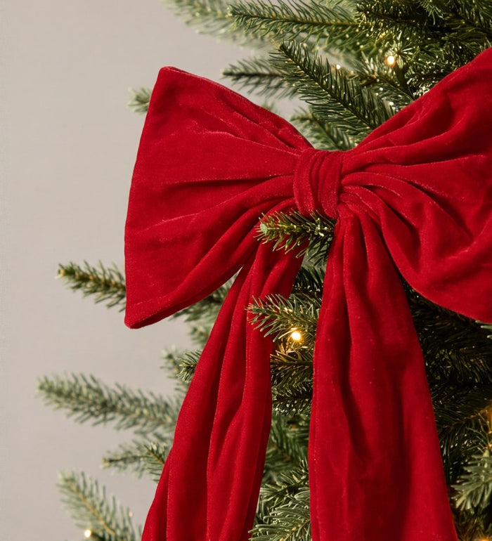 Large red bow