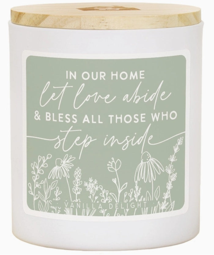 Let Love Abide Candle