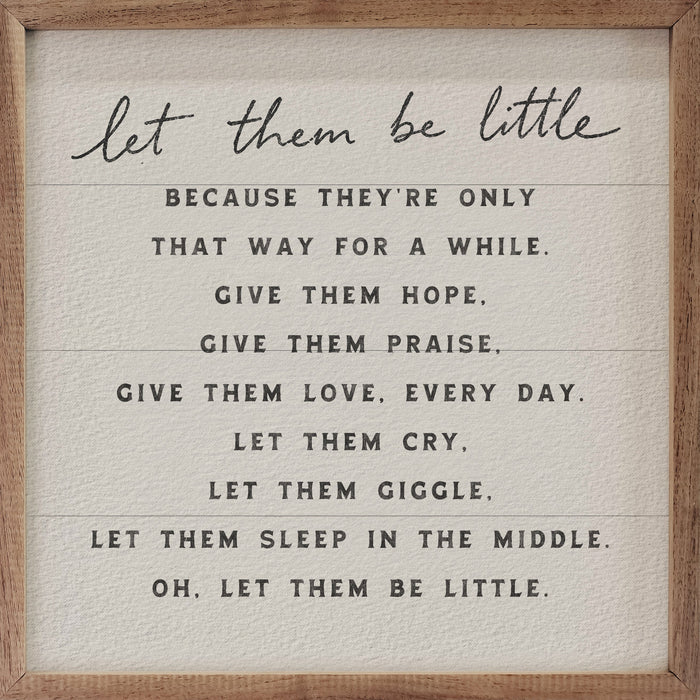 Let Them Be Little Too