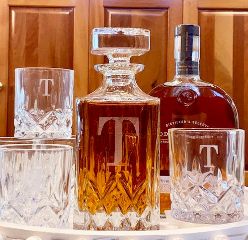 London Place 6 Piece Whiskey Glass Decanter Set