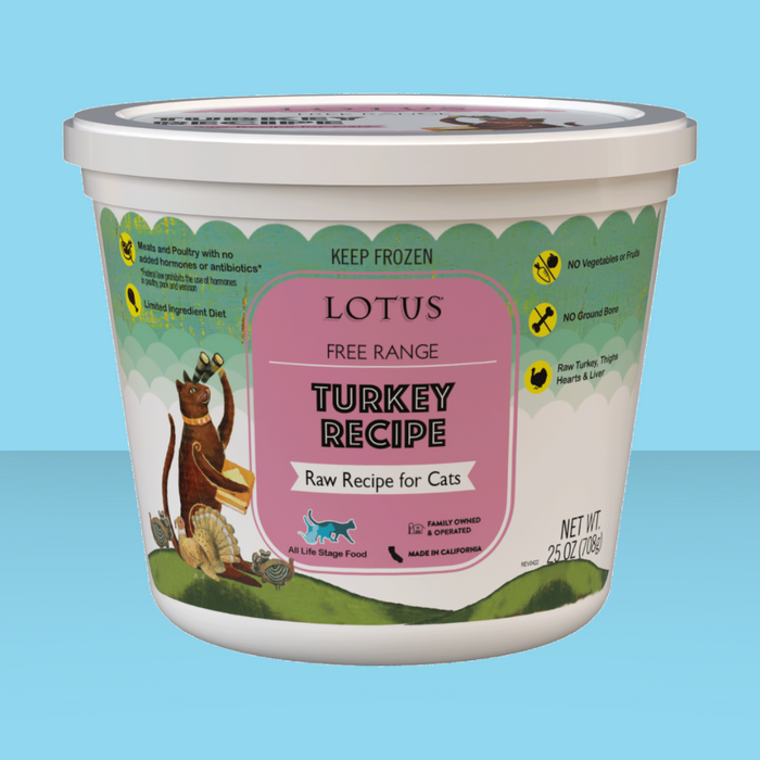 Lotus Raw Free-Range Turkey 25oz