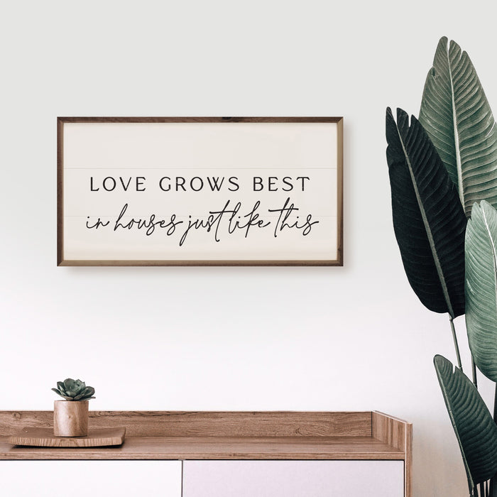 Love Grows Best White