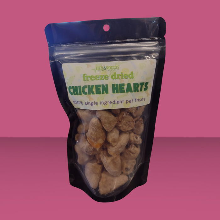 L&R Freeze-Dried Chicken Hearts