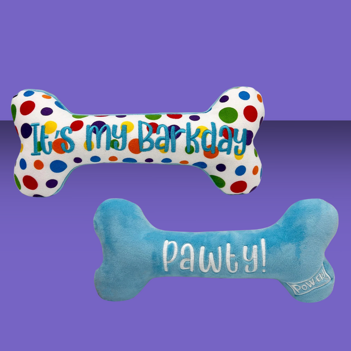 Lulubelles Power Plush It's My Barkday Bone S