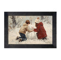 Making a Snowman - Framed Art