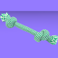 Mammoth 2 Knot Flossy Chew Extra Fresh M