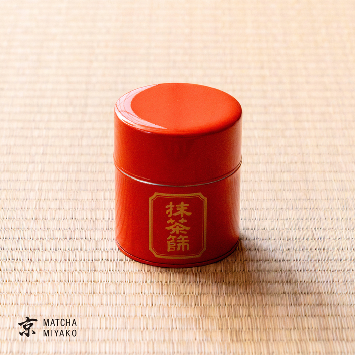 Matcha Sifter Tin Set (red)