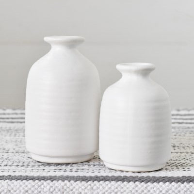 Matte White Vase