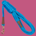 Mendota Long Snap Leash 1/2" Blue 15'