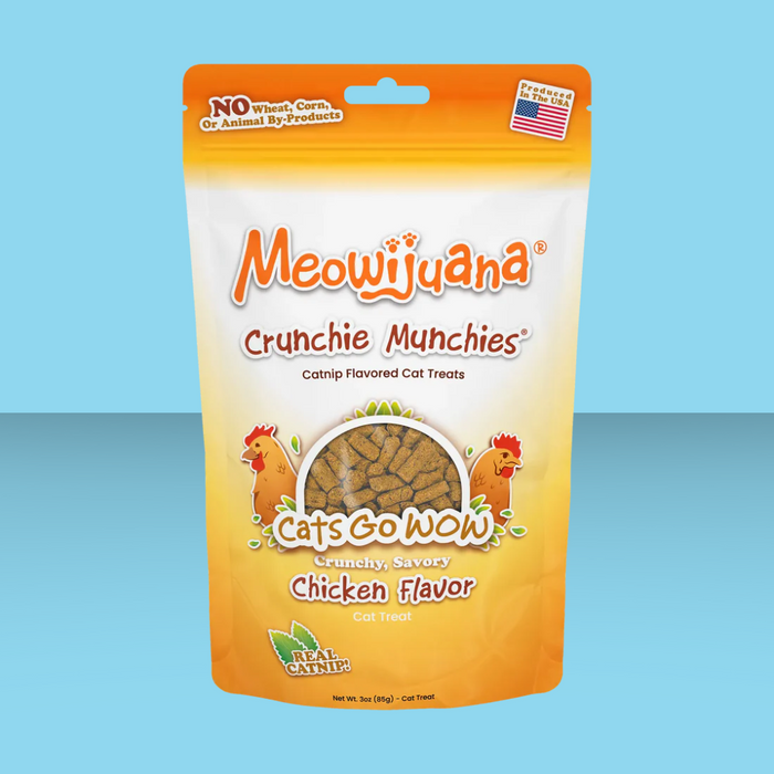 Meowijuana Crunchie Munchie Chicken Treats