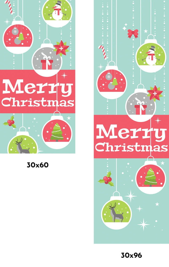 Merry Rounds Single Vinyl Banner Dekra-Lite