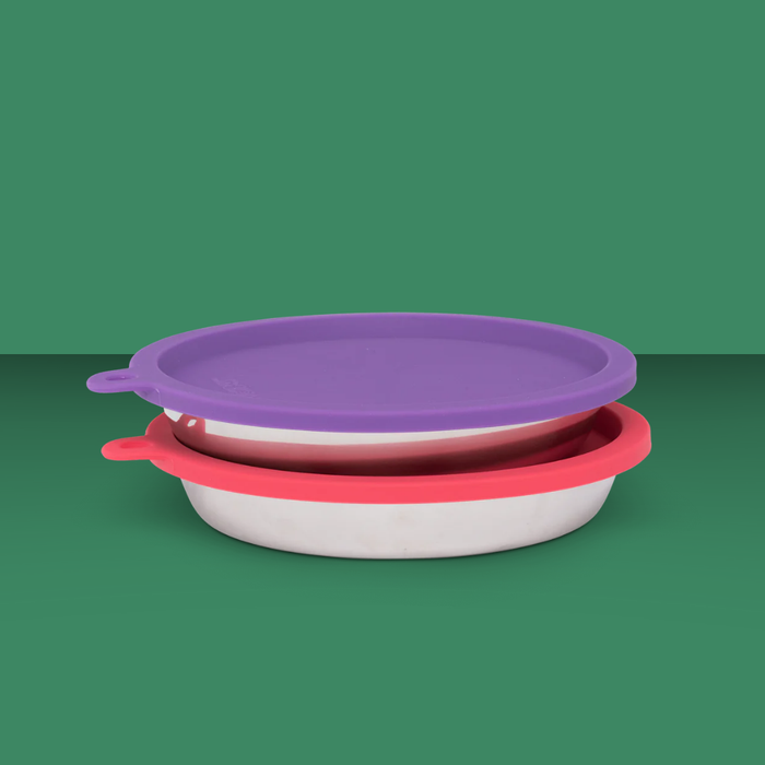 Messy Cats Bowl & Lid Set