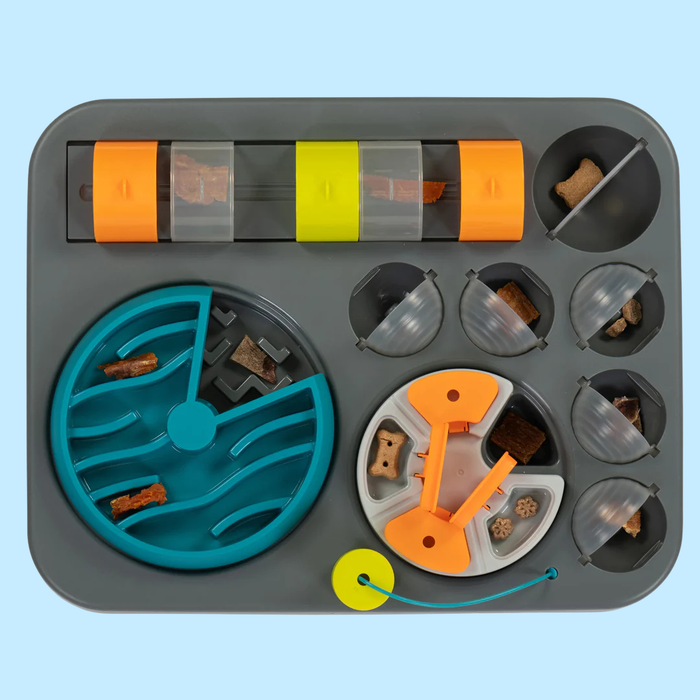 Messy Mutts Interactive Puzzle Feeder Rectangle
