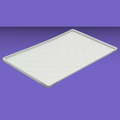 Messy Mutts Silicone Mat with Rods Light Gray L