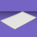 Messy Mutts Silicone Mat with Rods Light Gray M