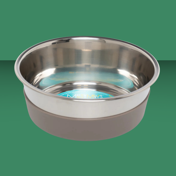 Messy Mutts Stainless Steel Non Slip Bowl L