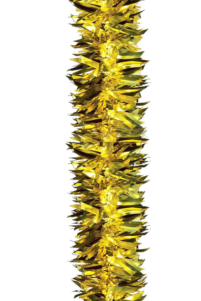 Dekra-Lite Gold Metallic Wide Cut Vinyl Garland Pole Wrap