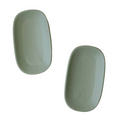 Mini Mint Oval Ceramic Plate - Nested