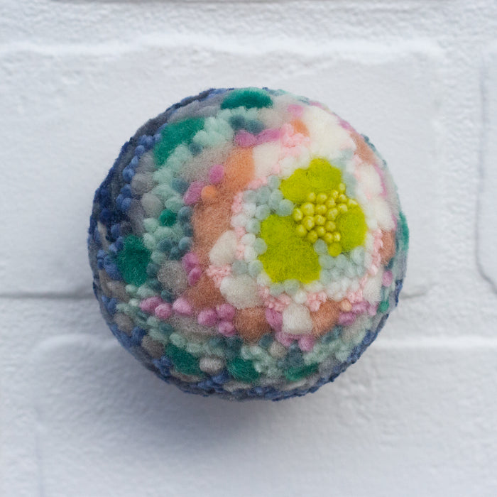 Mini Puff Sculpture | Chartreuse Pop